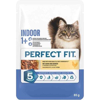 PERFECT FIT Indoor Huhn/Gemüse in Sauce 85g PERFECT FIT Indoor Huhn/Gemüse in Sauce 85g