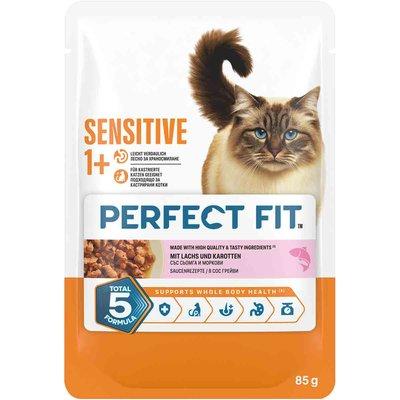 PERFECT FIT Sensitive Lachs/Karotte in Sauce 85g PERFECT FIT Sensitive Lachs/Karotte in Sauce 85g