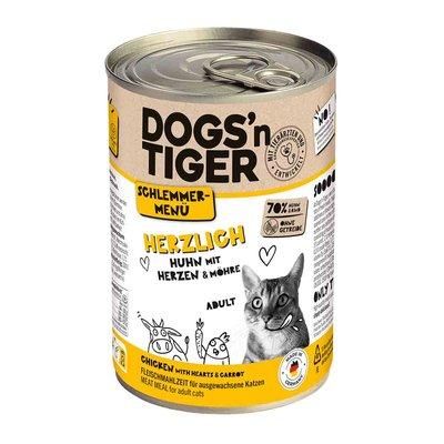 Dogs'n Tiger Schlemmermenü Herzlich Huhn & Möhren Dogs'n Tiger Schlemmermenü Herzlich Huhn & Möhren