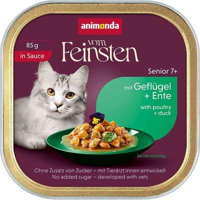 animonda vom Feinsten in Sauce Senior mit Geflügel + Ente animonda vom Feinsten in Sauce Senior mit Geflügel + Ente