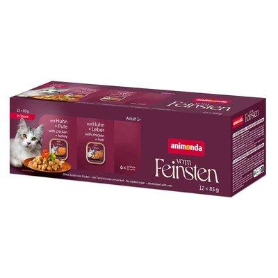animonda vom Feinsten in Sauce Adult Mixpack Vielfalt 12x85g animonda vom Feinsten in Sauce Adult Mixpack Vielfalt 12x85g