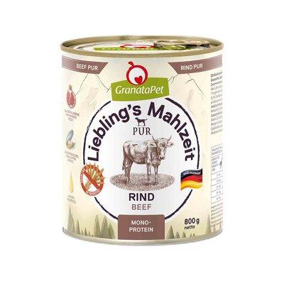 GranataPet Hund - Liebling´s Mahlzeit PUR Rind 800g GranataPet Hund - Liebling´s Mahlzeit PUR Rind 800g