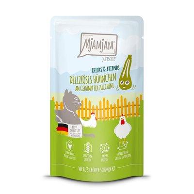 MjAMjAM Quetschie Chicks & Friends Hühnchen an Zucchini MjAMjAM Quetschie Chicks & Friends Hühnchen an Zucchini