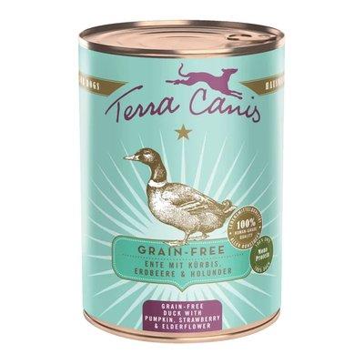 Terra Canis getreidefrei Ente mit Kürbis, Erdbeeren und Holunder Terra Canis getreidefrei Ente mit Kürbis, Erdbeeren und Holunder