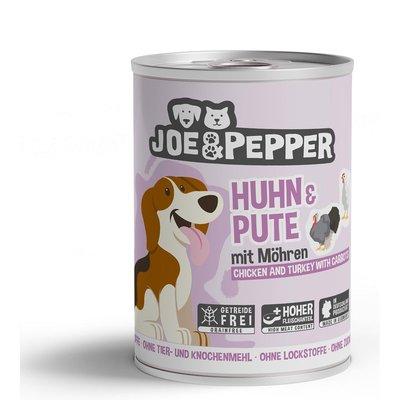 Joe & Pepper Dog Huhn & Pute mit Möhren Joe & Pepper Dog Huhn & Pute mit Möhren