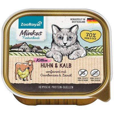 ZooRoyal Minkas Naturkost Kitten Huhn und Kalb mit Cranberries ZooRoyal Minkas Naturkost Kitten Huhn und Kalb mit Cranberries