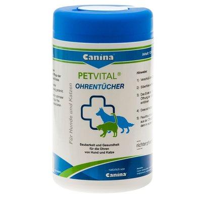 Canina PETVITAL Ohrentücher 120 Stück Canina PETVITAL Ohrentücher 120 Stück