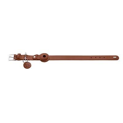 HUNTER Halsband Viborg cognac AirTag Halter HUNTER Halsband Viborg cognac AirTag Halter