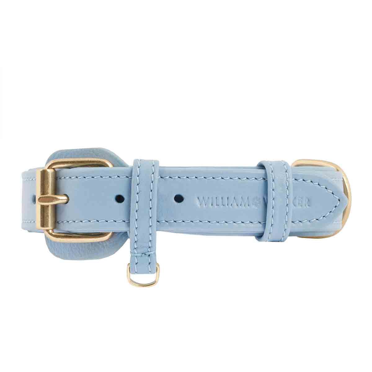 William Walker Leder-Hundehalsband Sky L