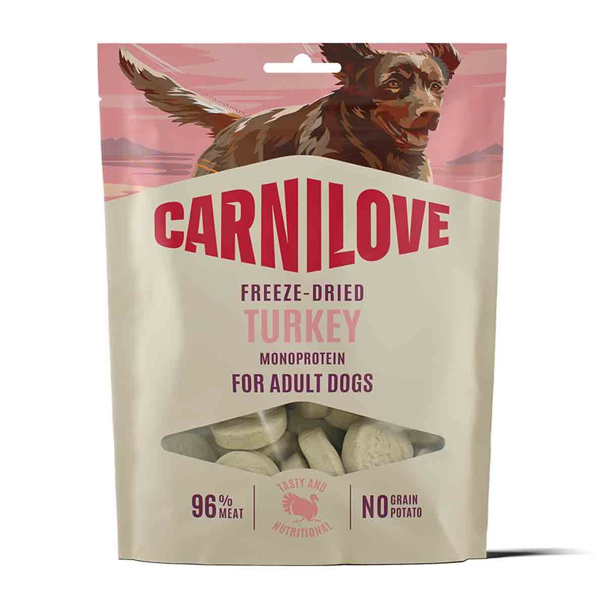 Carnilove Dog Freeze-Dried Sn. - Turkey 60g 10x60 g