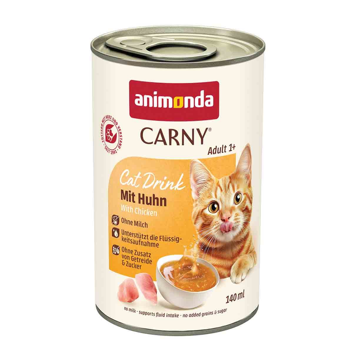 animonda Carny Cat Drink Adult mit Huhn 140ml 24x140 ml