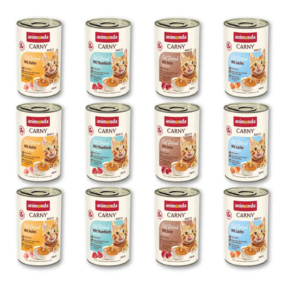 animonda Carny Cat Drink Adult Mixpack 12x140ml