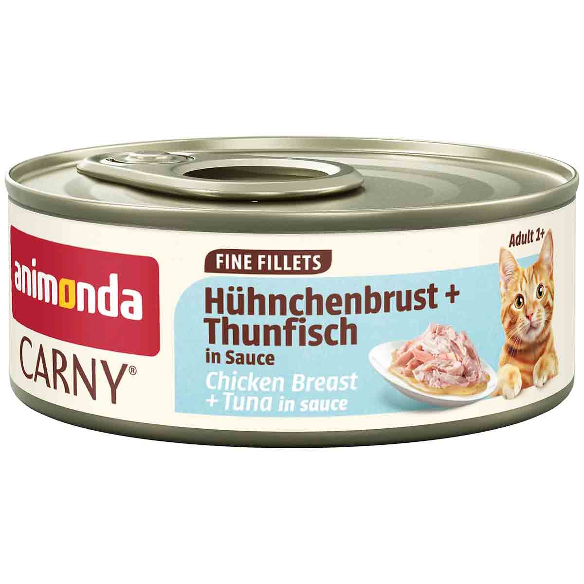 Carny Adult Hühnchenbrust + Thunfisch in Sauce 60g 12x60 g