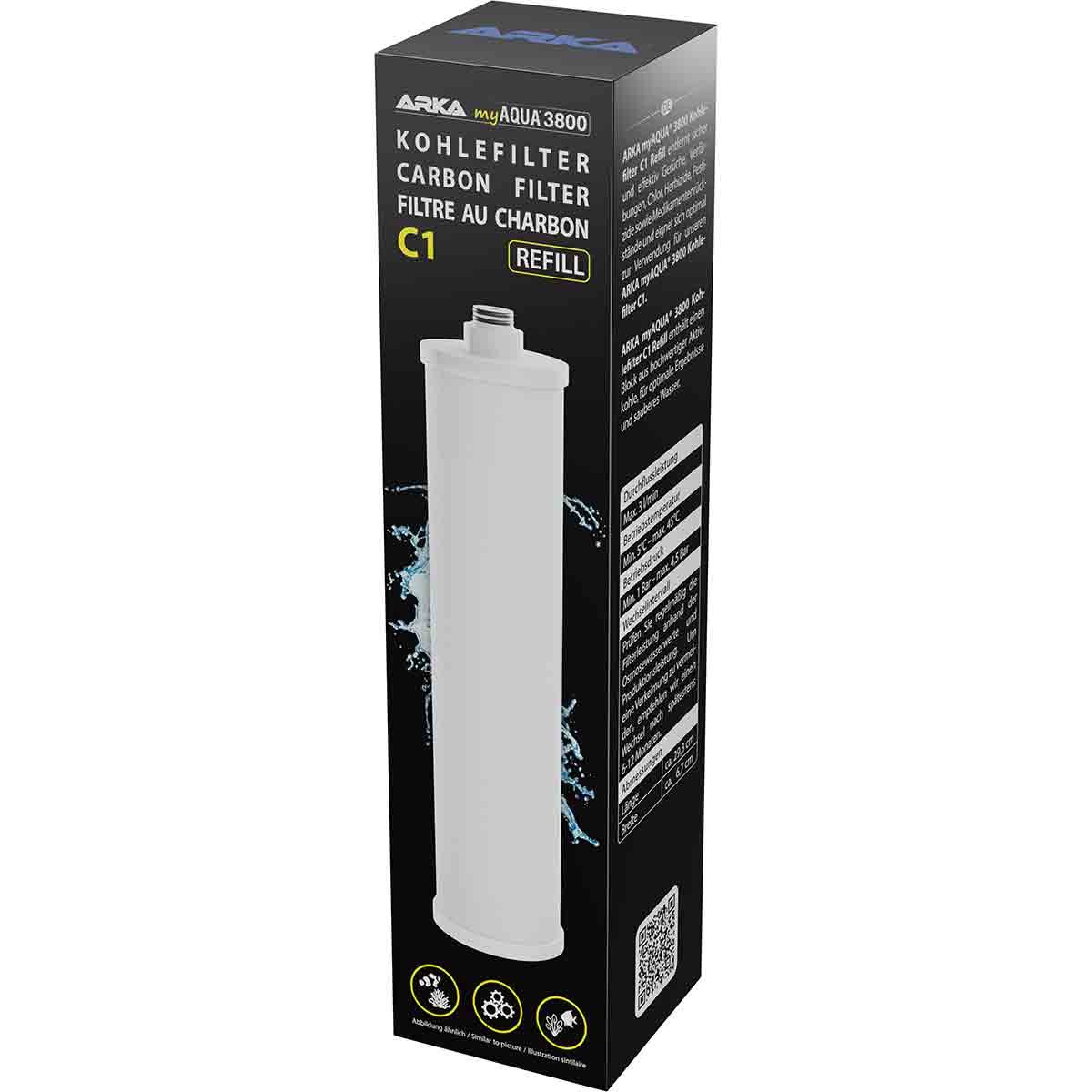 ARKA myAqua Kohlefilter C1 Nachfüller ARKA myAqua 3800 Kohlefilter C1 Nachfüller