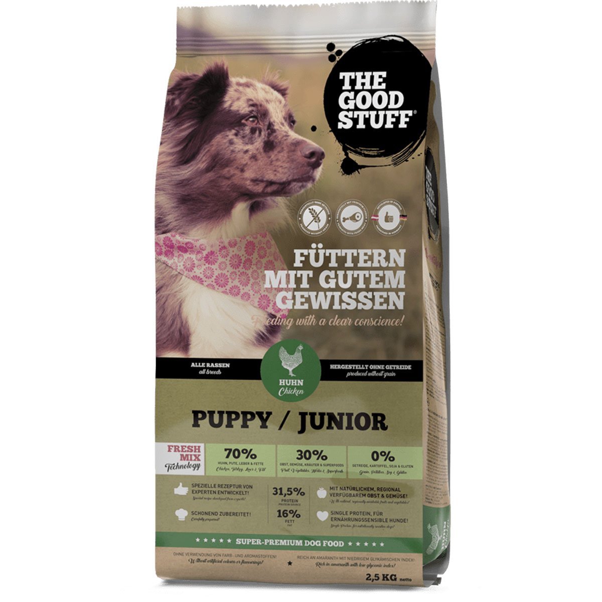 The Goodstuff Puppy und Junior Huhn 2,5kg