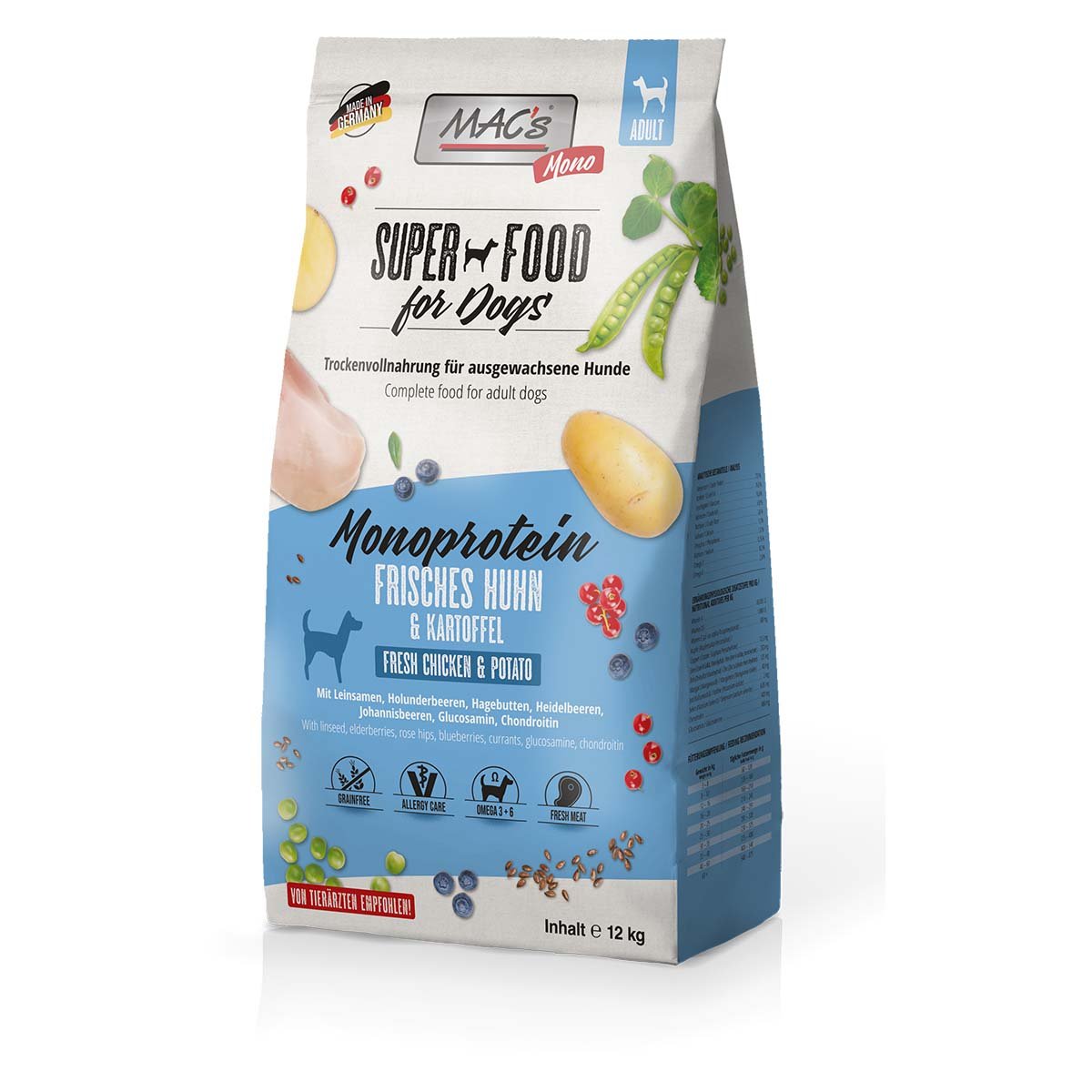 MAC's Dog Mono Huhn 12kg