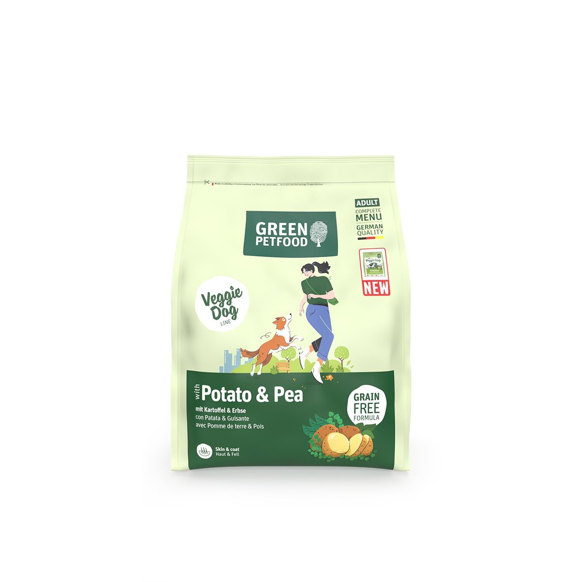 Green Petfood Potato und Pea 5x900 g