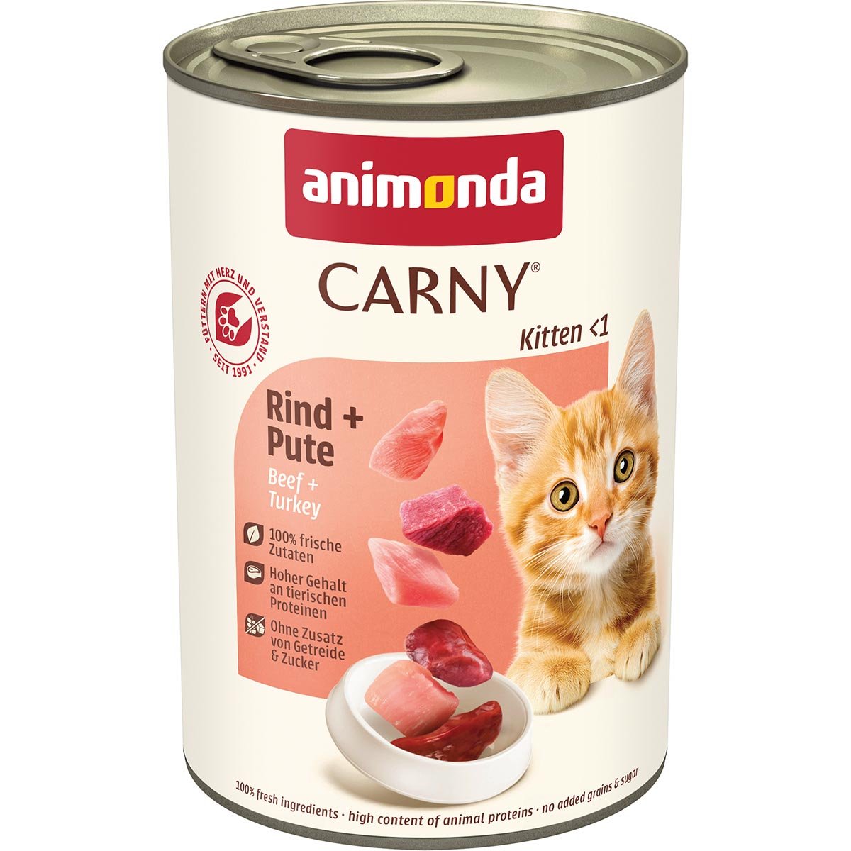 animonda Carny Kitten Rind + Pute 12x400g