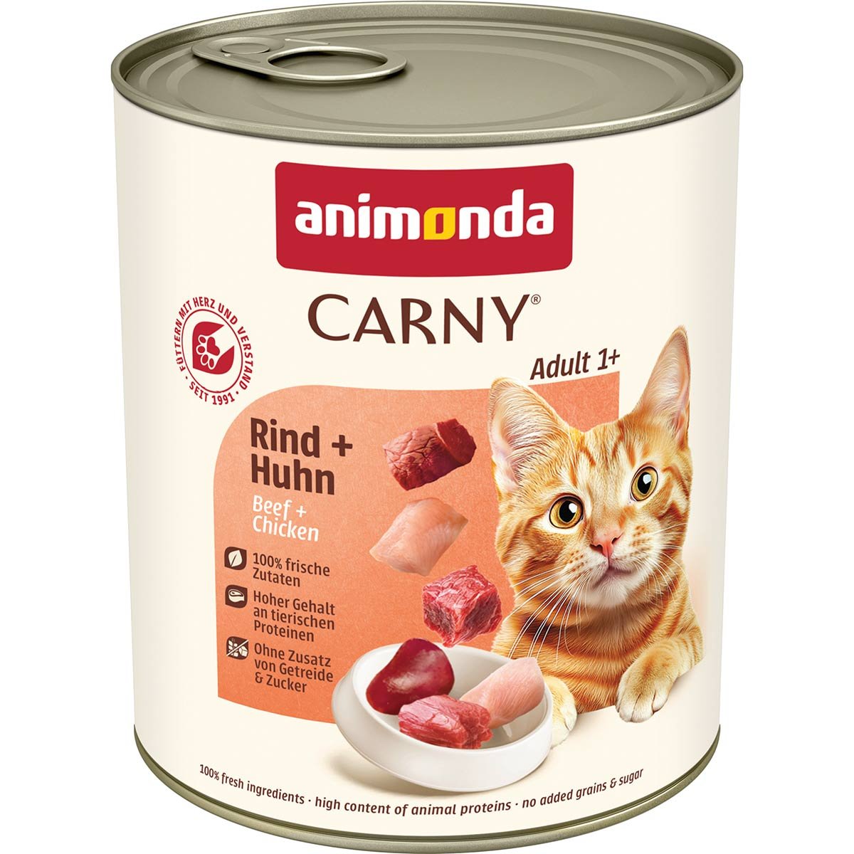 animonda Carny Adult Rind und Huhn 12x800g