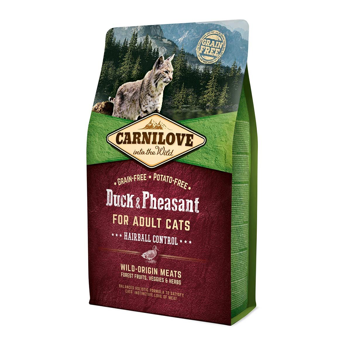 Carnilove Cat Adult - Duck und Pheasant / Hairball Control 2kg