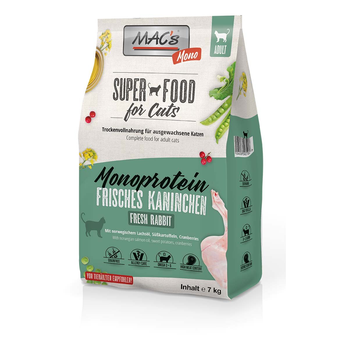MAC's Cat Adult Mono Kaninchen 2x7kg
