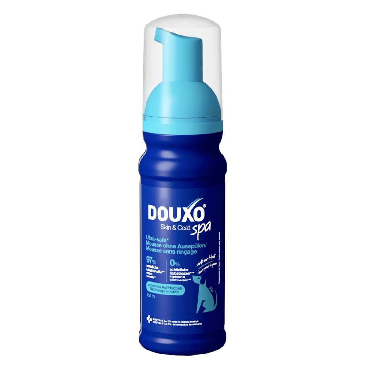 DOUXO SPA Mousse ohne Ausspülen für Hunde 150 ml
