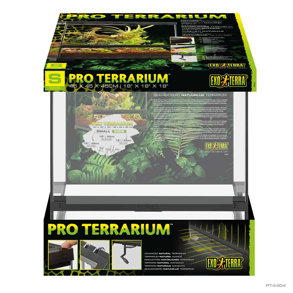 Exo Terra Pro Terrarium Small 45x45x45 cm