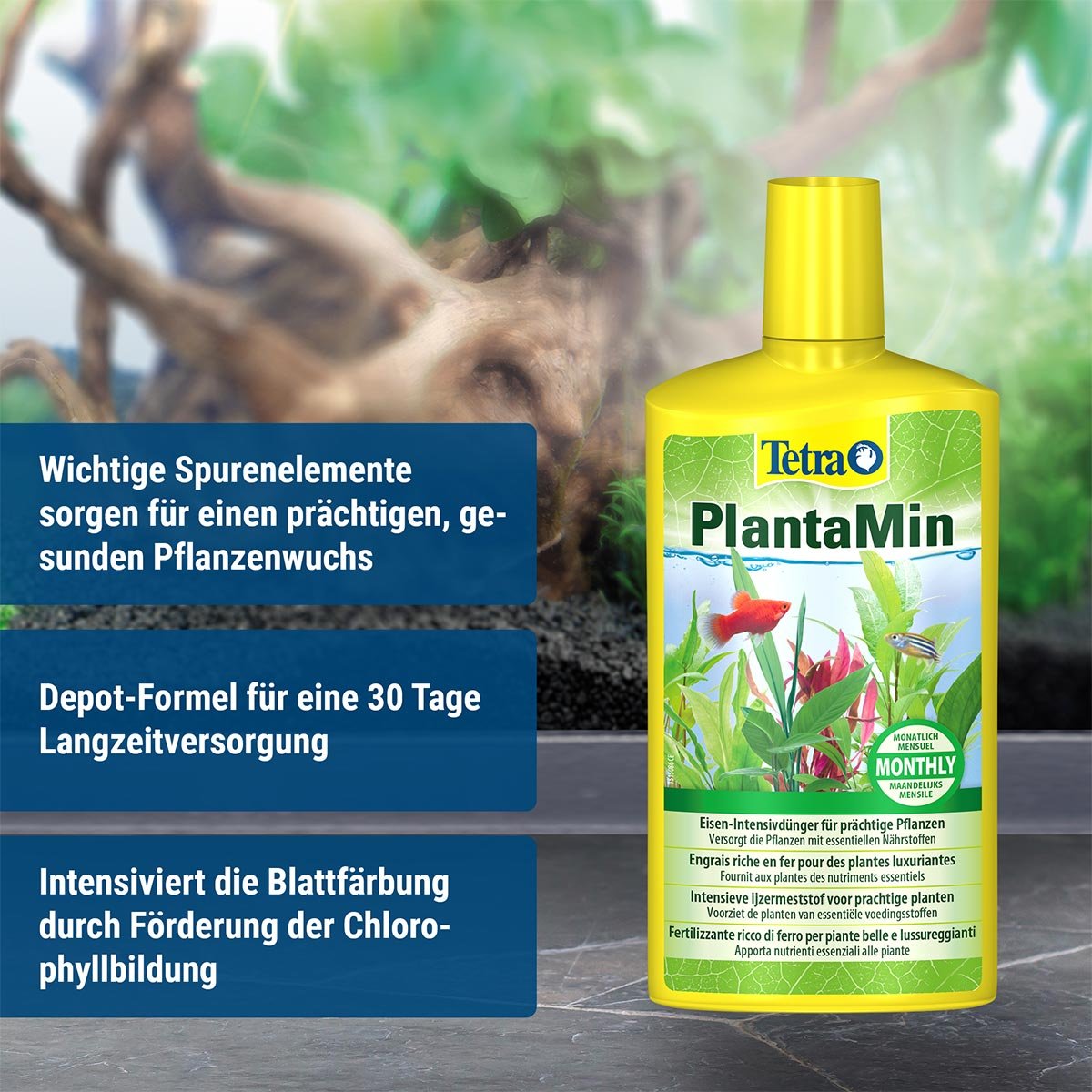 Tetra PlantaMin Monatlicher Universaldünger 500ml