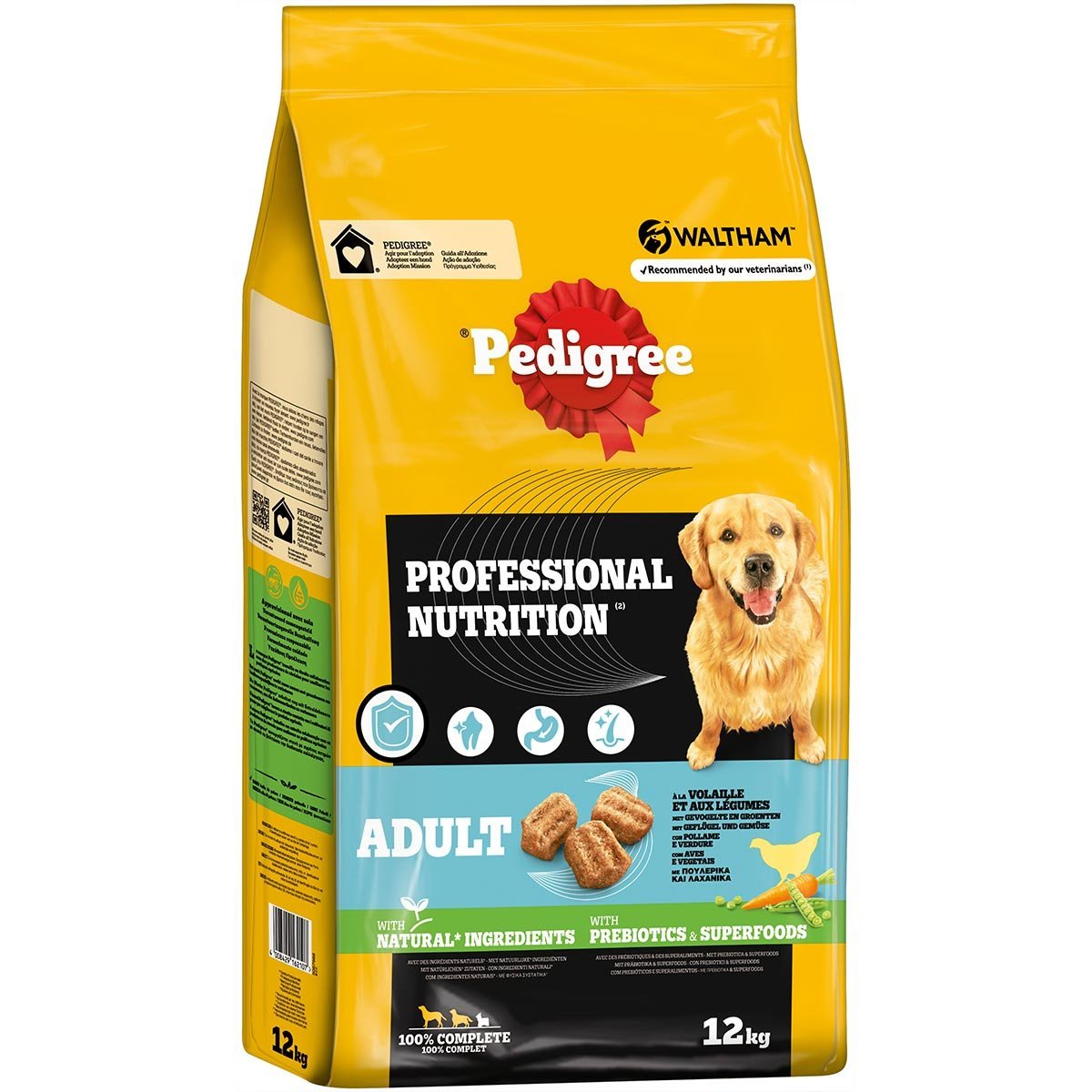 Pedigree Professional Nutrition Adult Geflügel und Gemüse 12kg