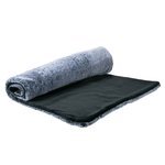 Petlando Kuscheldecke Alaska grau XXL - 170 x 100 cm
