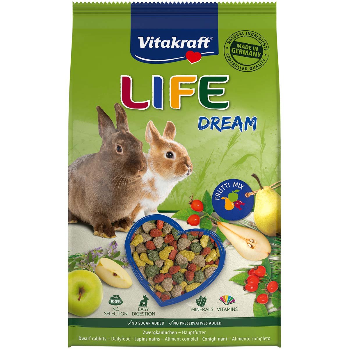 Vitakraft LIFE Dream Zwergkaninchen 1,8kg