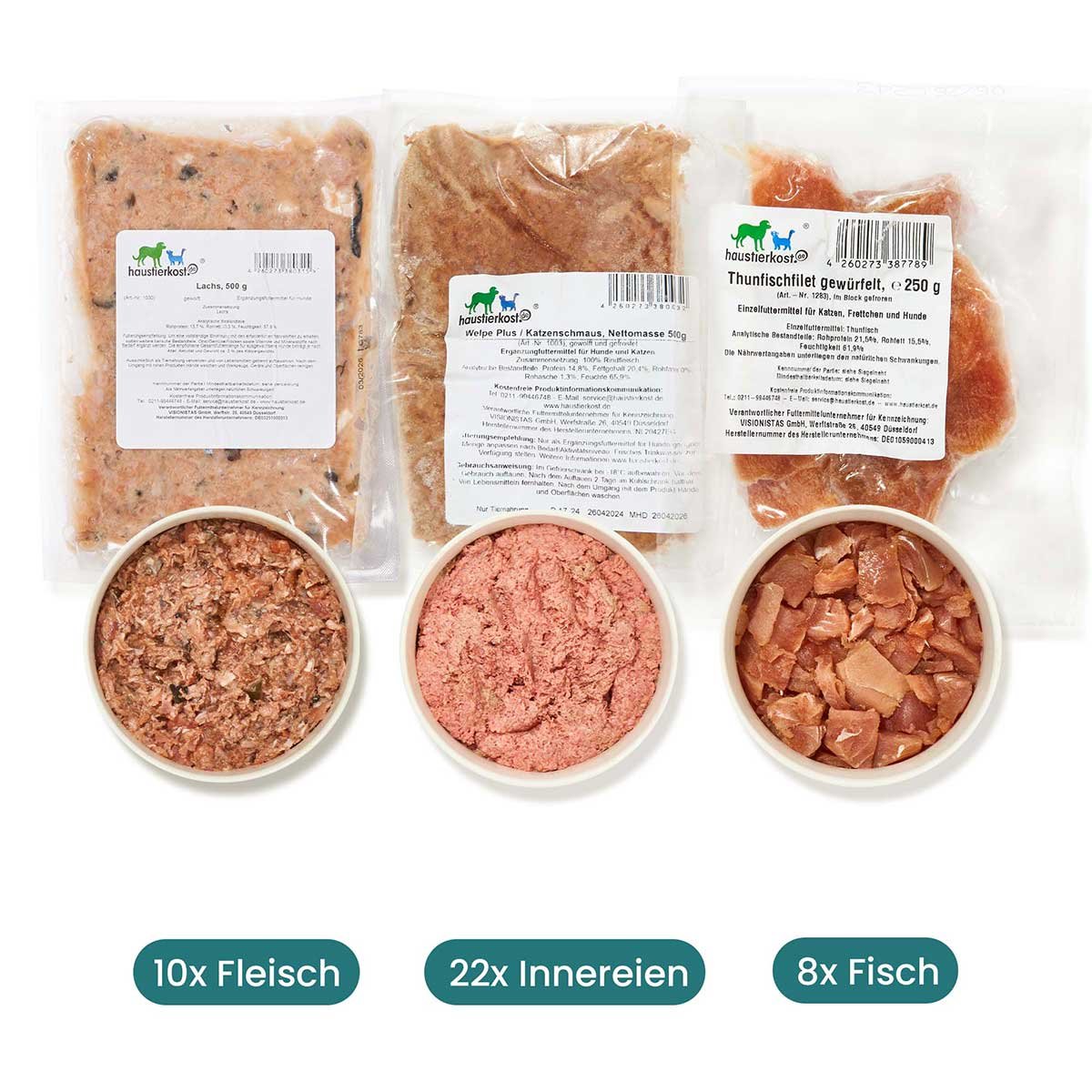 Haustierkost Schlemmer Paket Katze 15 kg