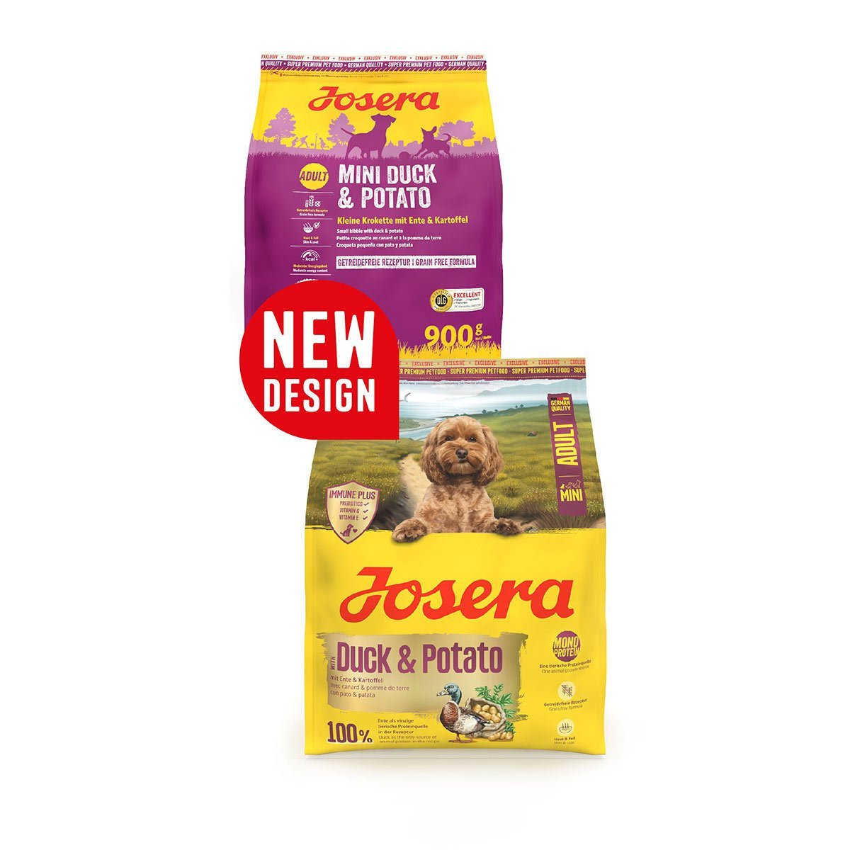 Josera Mini Ente und Kartoffel 5x900 g