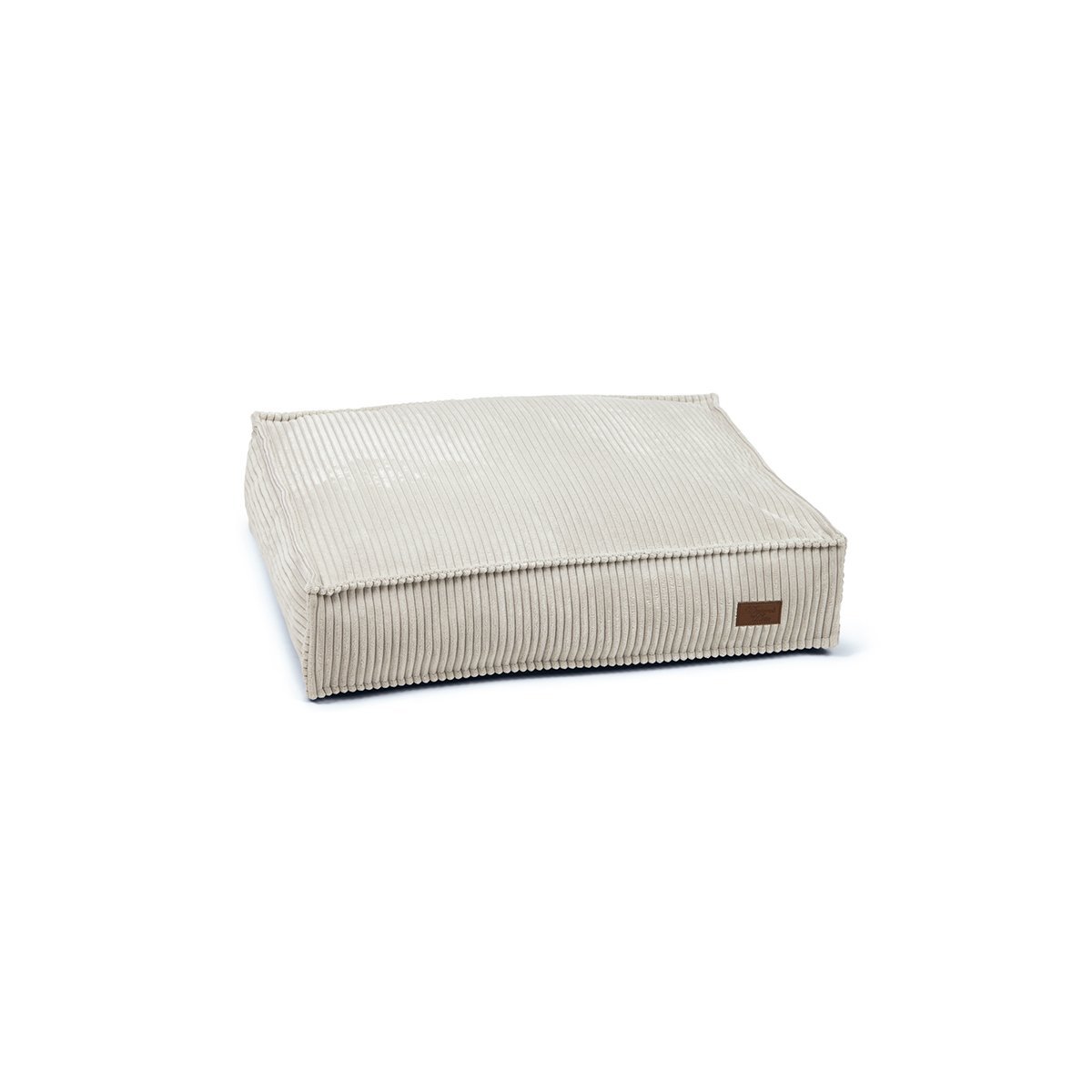 Designed by Lotte Hundekissen Cord Ribbed hellgrau 70x55x15cm