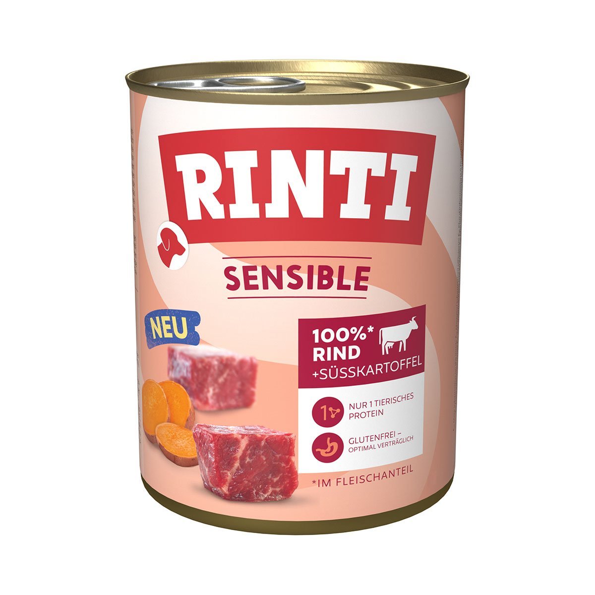 Rinti Sensible Rind und Süßkartoffel 6x800g