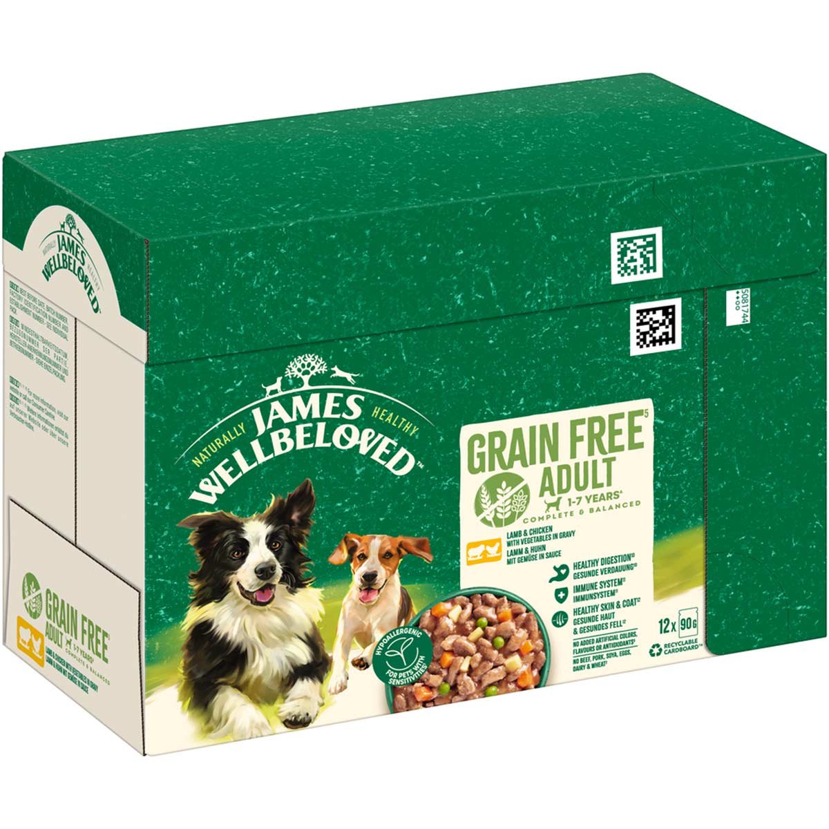 JAMES WELLBELOVED Lamm und Huhn in Sauce 12x90 g