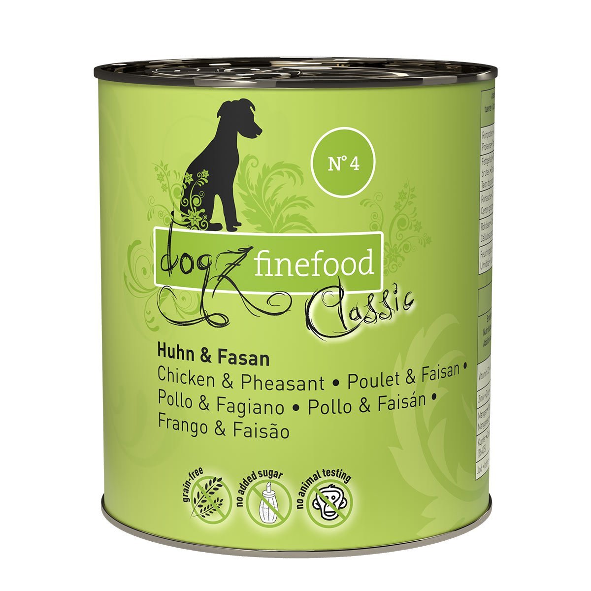 dogz finefood No. 04 Huhn und Fasan 6x800g