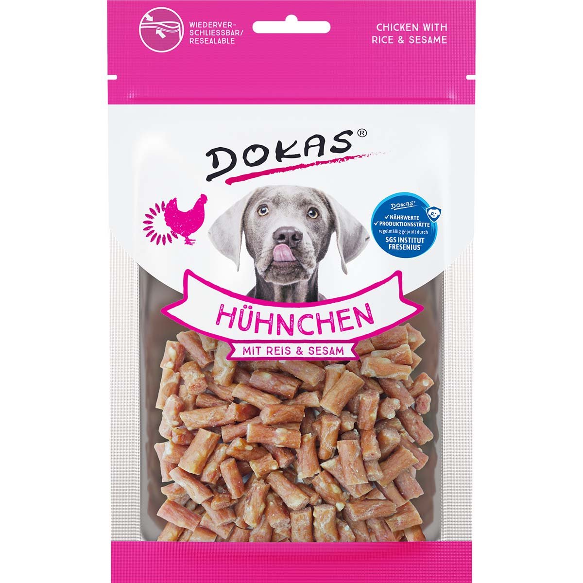 Dokas Hühnchen mit Reis und Sesam 70g