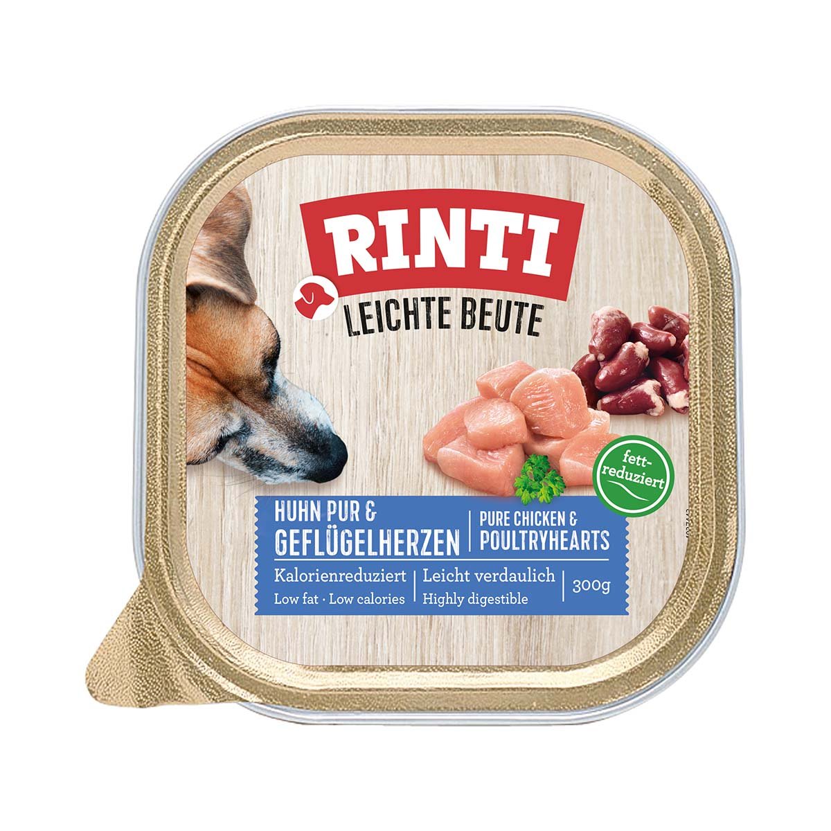 Rinti Leichte Beute Huhn pur und Geflügelherzen 9x300g