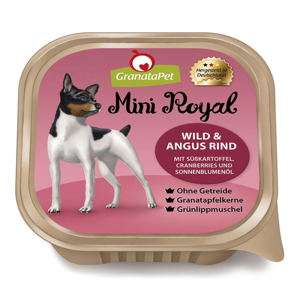 GranataPet Mini Royal Wild und Angus Rind 11x150g