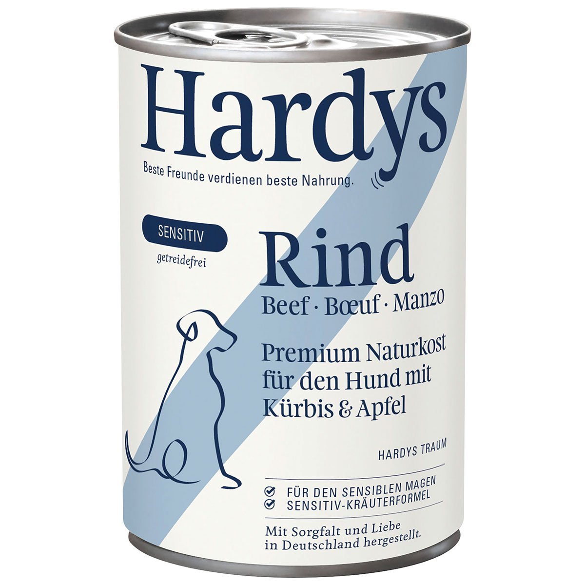 Hardys SENSITIV Rind mit Kürbis und Apfel 12x400g