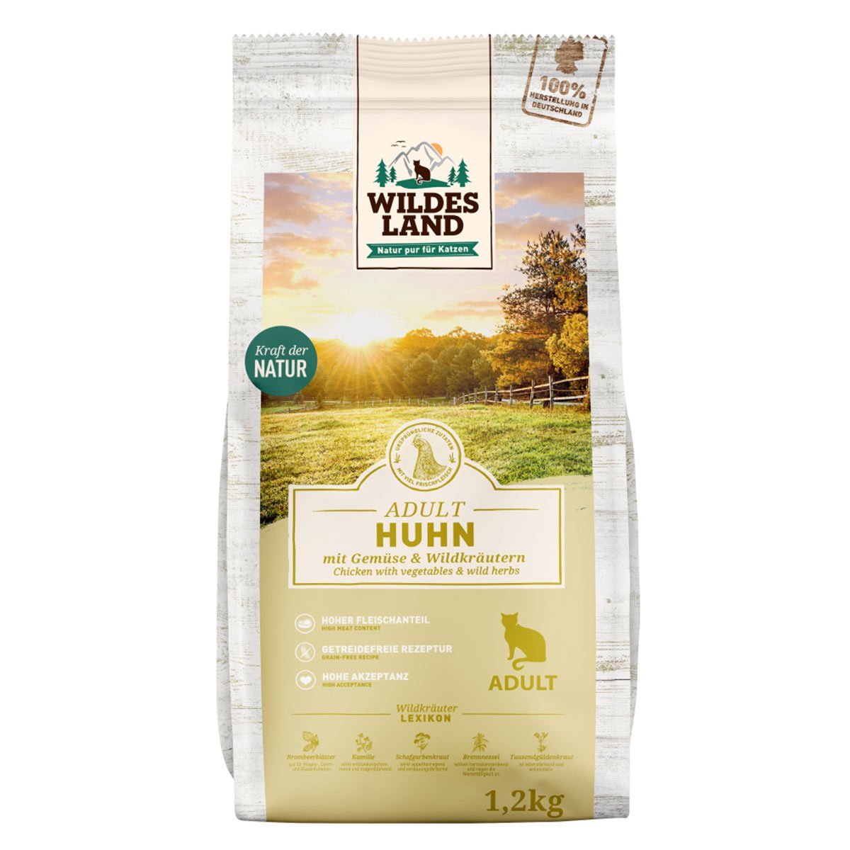 Wildes Land Adult Huhn 4x1,2 kg