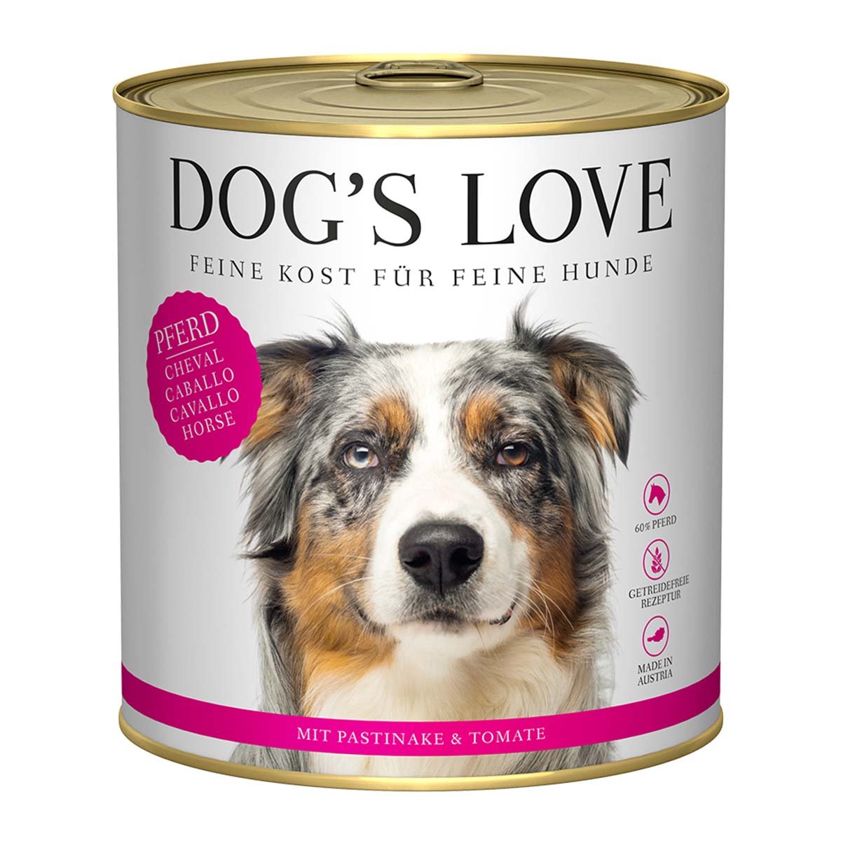DOG'S LOVE ADULT Pferd 12x800g