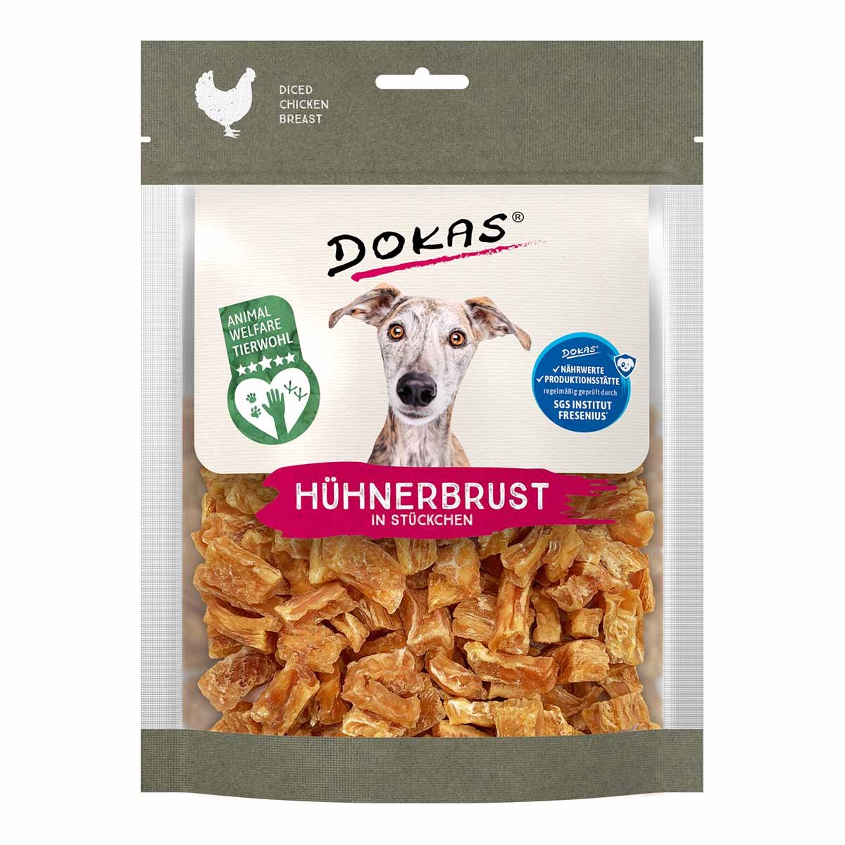 Dokas Tierwohl Hühnerbrust in Stücken 170g