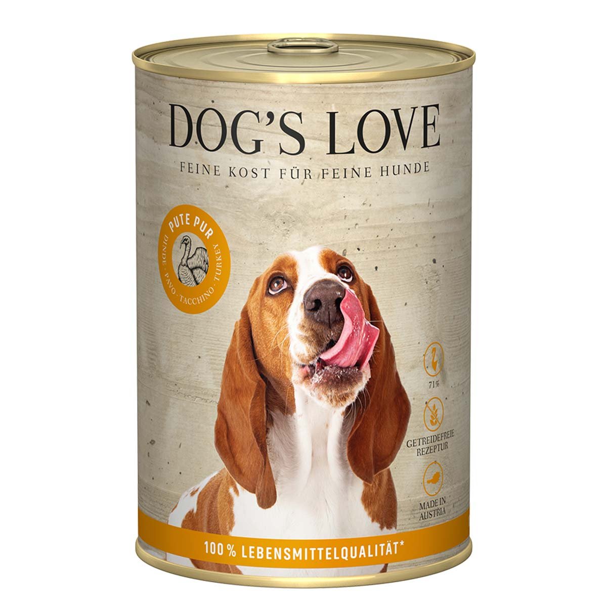 Dog's Love B.A.R.F. Pute Pur 400g
