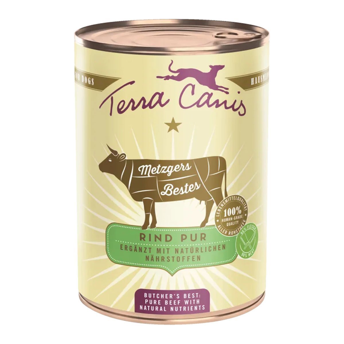 Terra Canis Metzgers Bestes Rind pur 6x400g