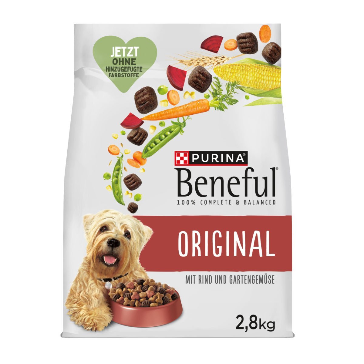 PURINA BENEFUL Original, Rind und Gemüse 2,8 kg