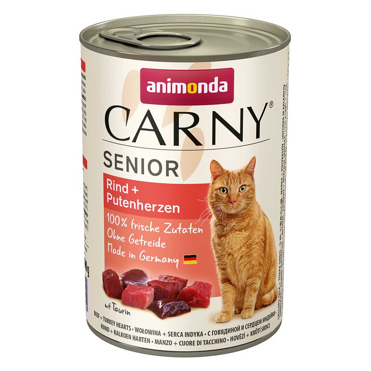 animonda Carny Senior Rind und Putenherz 24x400g
