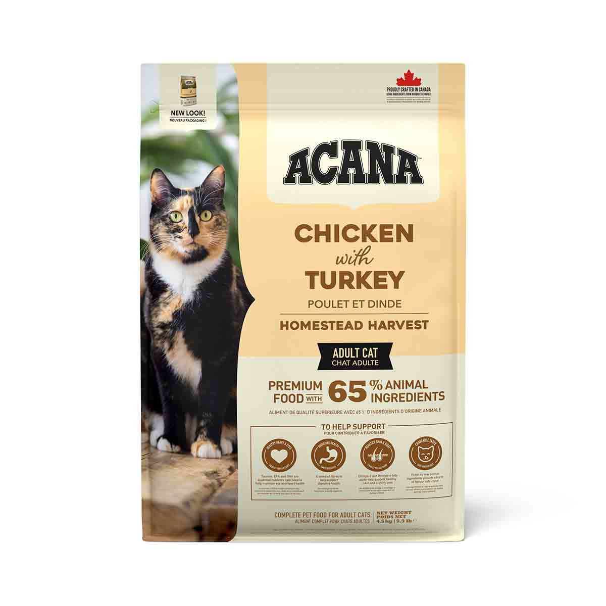 ACANA Katze Homestead Harvest Huhn, Truthahn 4,5 kg