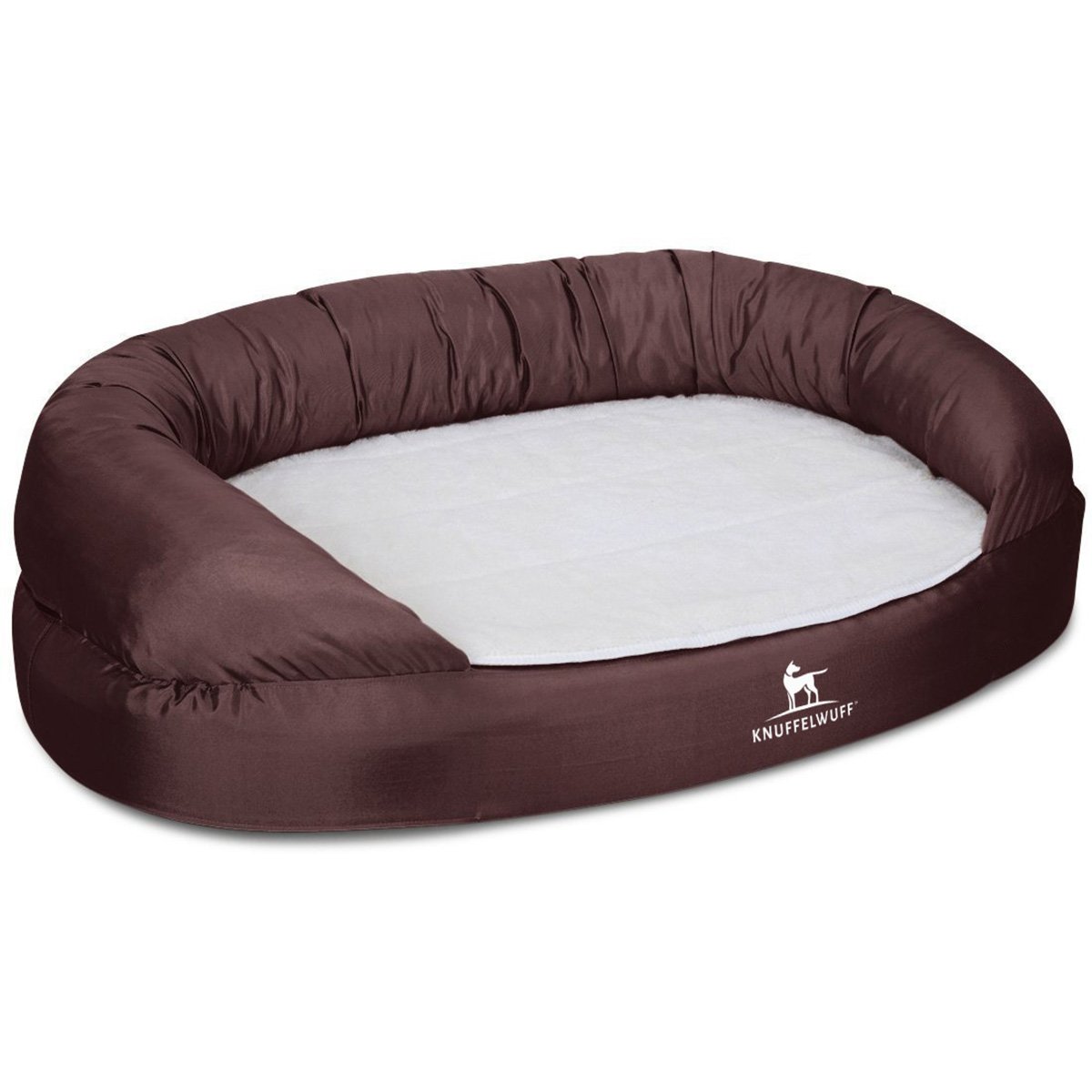 Knuffelwuff Orthopädisches Hundebett Jessy Braun XL